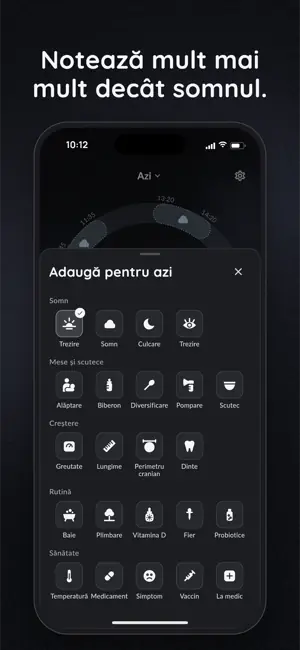 Notează mult mai mult decât somnul.